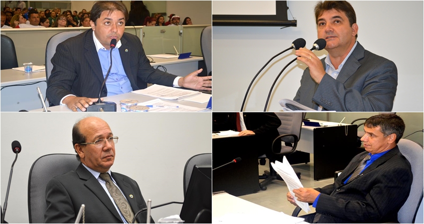 Curumim, João Elias, Valmir Reis e Carmoni apresentam requerimentos juntos